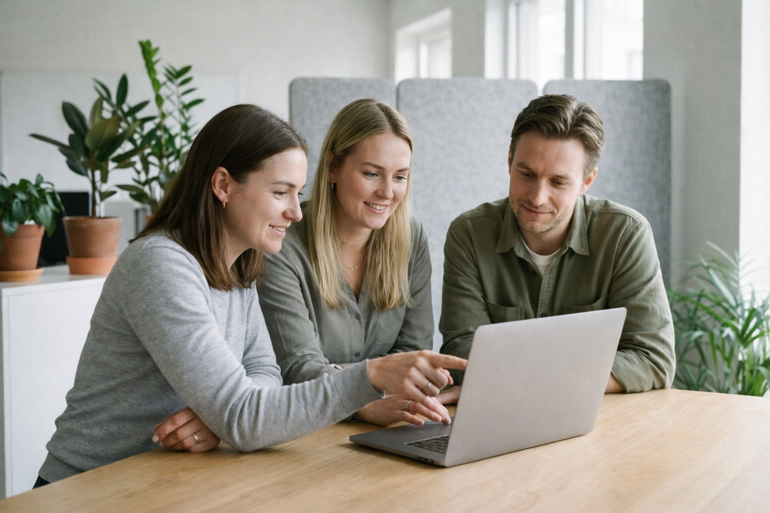 Team collaboration and website planning process